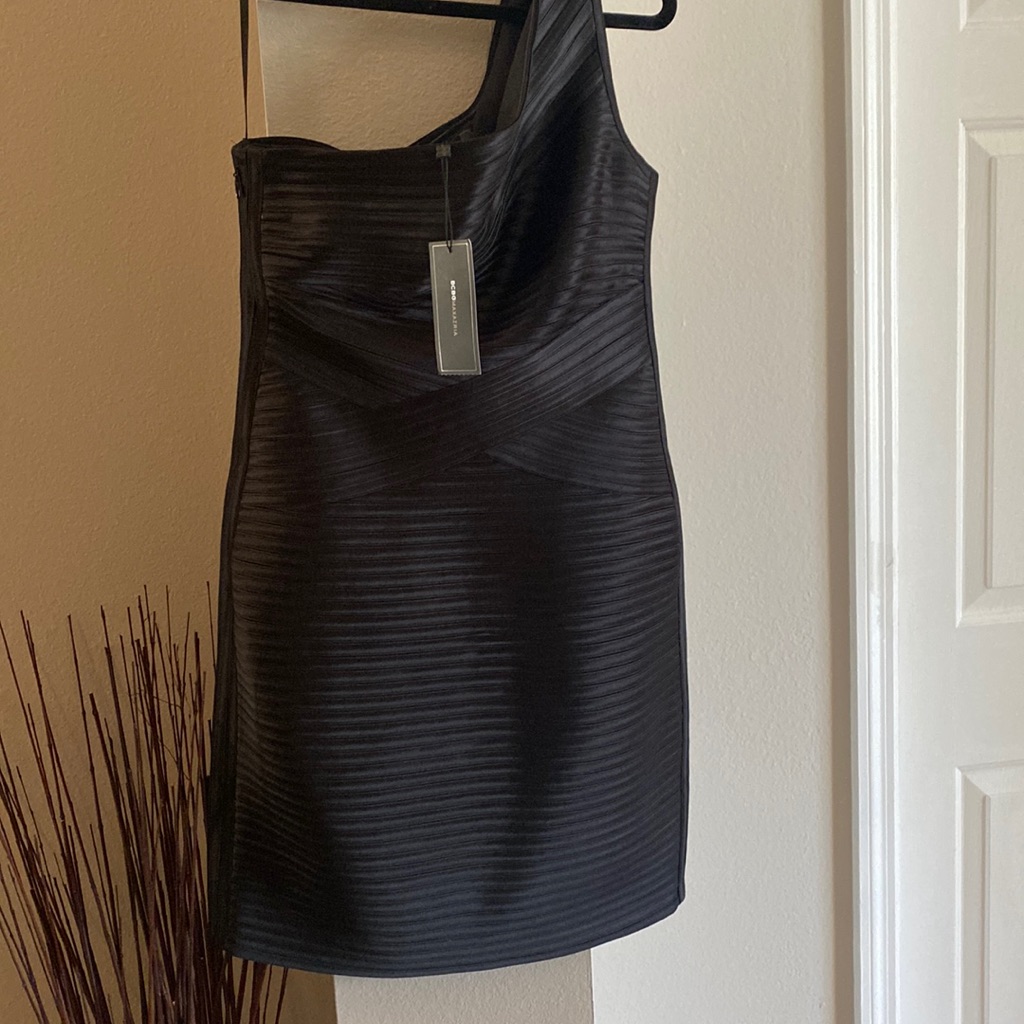 Brand New With Tags Bcbg Max Azria Black Dress Size 10